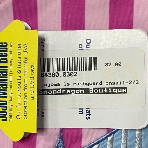 JoJo Maman Bebe Girls UPF 50+ Top Sz.‎ 2-3 yrs NWT - Picture 8 of 12